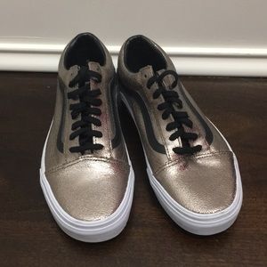 Vans Old Skool, metallic gold and black